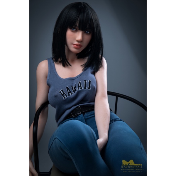 Irontech Doll silikonová panna - hlava č.S30 Rita 153cm