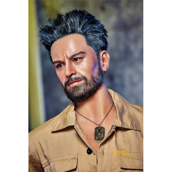 Irontech Doll Male Doll - silicone face M2 / realistický panák 175cm